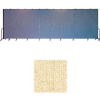 Screenflex 13 Panel Portable Room Divider, 8'H x 24'1"L, Vinyl Color: Hazelnut