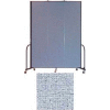Screenflex 3 Panel Portable Room Divider, 8'H x 5'9"W, Vinyl Color: Blue Tide