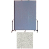 Screenflex 3 Panel Portable Room Divider, 8'H x 5'9"L, Vinyl Color: Granite