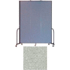 Screenflex 3 Panel Portable Room Divider, 8'H x 5'9"L, Vinyl Color: Mint