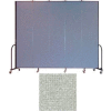 Screenflex 5 Panel Portable Room Divider, 8'H x 9'5"L, Vinyl Color: Mint