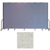 Screenflex 7 Panel Portable Room Divider, 8'H x 13'1"W, Vinyl Color: Granite