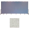 Screenflex 9 Panel Portable Room Divider, 8'H x 16'9"L, Vinyl Color: Granite