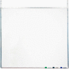 Screenflex White Melamine Marker Board with Strap Hangers