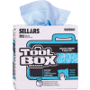 Toolbox® Z400 Blue Interfold, 100 Sheets/Box, 8 Boxes/Case