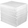 Oil Only Light Weight Sorbent Pads, 32 Gallon Capacity, 15" x 18", 200 Pads/Bag