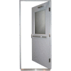 Securall® 16G 36"W x 84"H 45 Minute Fire Rated Quick-Mount Door - Half Window RH Reverse