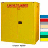 Securall® Drum Cabinet 120 Gal. Capacity Vertical Self Close Flammable W/ Drum Rollers