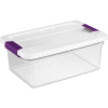Sterilite Clearview Storage Box With Latched Lid 17531712 - 15 Qt. 17"L x 11-1/8"W x 6-1/2"H - Pkg Qty 12