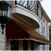 Awntech RF22-6BRN, Window/Entry Awning 6' 4-1/2" W x 2'D x 2' 7"H Brown