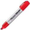 Sharpie® King Size Permanent Marker, Chisel, Red Ink, Dozen