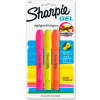 Sharpie® Accent Gel Highlighter, Smear Block, Assorted Ink, 3/Pack