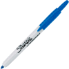 Sharpie® Retractable Permanent Marker, Fine Point, Blue Ink - Pkg Qty 12