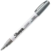 Sharpie® Paint Marker, Oil-Based, Fine, Metallic Silver Ink - Pkg Qty 12