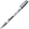 Sharpie&#174; Paint Marker, Oil-Based, Fine, Metallic Silver Ink - Pkg Qty 12