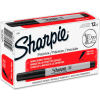 Sharpie® Permanent Marker, Ultra-Fine, Black Ink - Pkg Qty 12