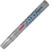 Sanford® Uni Paint Marker, Oil-Based, Medium, Metallic Silver Ink