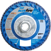Norton 66623399137 BlueFire Plastic Flat Flap Disc T27 4-1/2" x 5/8 - 11" P40 Grit Zirconia Alumina - Pkg Qty 10