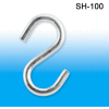 Metal "S" Hooks, 1"L X .080"Dia., Bright-Plated Steel - Pkg Qty 25