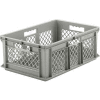 SSI Schaefer Euro-Fix Mesh Container EF6223 - 24" x 16" x 8", Gray - Pkg Qty 6