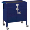 Deluxe Technician Cart-Portable Cart, 29-1/4"W x 18-1/4"D x 34"H-St.Louis Blue