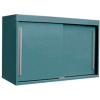 48" Sliding Door Upper Cabinet-48"W x 15"D x 30"H-Sebring Grey
