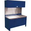 Realiti® Workcenter-Stationary w / Stainless Steel Top-St.Louis Blue