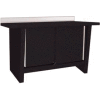 Custom® Series-Stationary, Steel Top, 2 Doors-Gloss Black