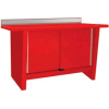 Custom® Series-Stationary, Stainless Steel Top, 2 Doors-Carmine Red