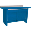 Custom® Series-Stationary, Stainless Steel Top,2 Drawers/2 Doors-Blue