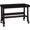 Shureshop® Mobile Automotive Workbench - Steel - 72"W x 29"D - Gloss Black