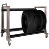 Tire Cart 54-1/2"W x 25-5/8"D x 41"H-Pewter Grey