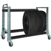 Tire Cart 54-1/2"W x 25-5/8"D x 41"H-Sebring Grey