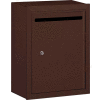 Letter Box 2240ZP - 15"W x 7-1/2"D x 19"H Standard, Surface Mounted, Bronze, Private Access