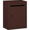 Letter Box 2240ZU - 15"W x 7-1/2"D x 19"H Standard, Surface Mounted, Bronze, USPS Access