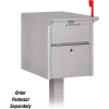 Locking Security Mailbox 4350SLV - Silver, USPS Approved