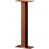 Standard Pedestal 4365D-COP - Bolt Mounted, for Designer Roadside Mailbox, Copper