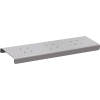 Spreader 4382SLV - 2 Wide, for Roadside Mailbox and Mail Chest, Silver