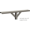 Spreader 4384D-NIC - 4 Wide with 2 Supporting Arms, for Designer Roadside Mailboxes, Nickel