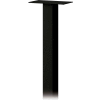 Standard Pedestal 4385BLK - In-Ground Mounted, for Roadside Mailbox, Package Drop, Black
