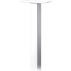 Standard Pedestal 4385WHT - In-Ground Mounted, for Roadside Mailbox, Package Drop, White