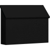 Traditional Mailbox 4610BLK - Surface Mounted Standard, Horizontal Style, Black