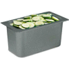 Chill It™ Food Pan, 1/3 Size, 6" Deep, Black, Nsf