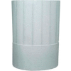 Chef Revival H049 - Disposable Chef's Hat, 8-1/2" Tall, Fits All, Pinstripes