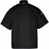 Knife & Steel&#174;Chef'S Jacket, 3X, Short Sleeve, Black