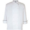 Corporate Chef'S Jacket, X Small, Black Piping, Chef Tex