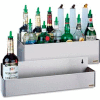 Stainless Steel Rack Bottle Holders, 7-5/8"h x 21 1/8"w x 8"d