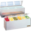 EZ-Chill® Garnish Centers, 5 7/8"h x 18"w x 5 3/8"d, 6 pts