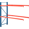 Steel King® SK2000® Pallet Rack 96"x42"x96" Add-On Unit - Blue/Orange - 5080 Lbs. Cap.