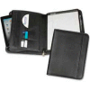 Samsill® Professional Zipper Pad Holder, 8-1/2" x 11", Vinyl Cover, Black